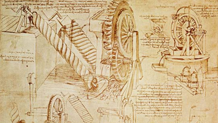 Leonardo da Vinci sketches on display in the U.S.